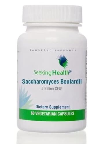 Saccharomyces Boulardii de Seeking Health - Soporte Digestivo Suave para Movimientos Intestinales Saludables - 60 Cápsulas Sin Gluten ni Lácteos - imagen 1