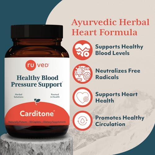 Carditone de Ruved - Suplemento Natural para la Salud del Corazón, Fórmula BP, Soporte Holístico con Rauwolfia, Arjuna, Calcio y Magnesio - 30 - imagen 2