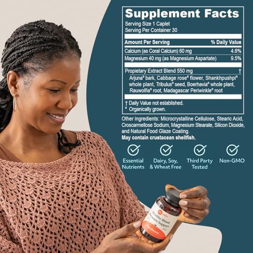 Carditone de Ruved - Suplemento Natural para la Salud del Corazón, Fórmula BP, Soporte Holístico con Rauwolfia, Arjuna, Calcio y Magnesio - 30 - imagen 3