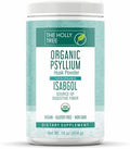 Polvo de Cáscara de Psyllium Orgánico THE HOLLY TREE 16 oz - Isabgol para Limpieza Intestinal y Regularidad - Fibra Premium - Vegano, Sin Gluten, No - imagen 1