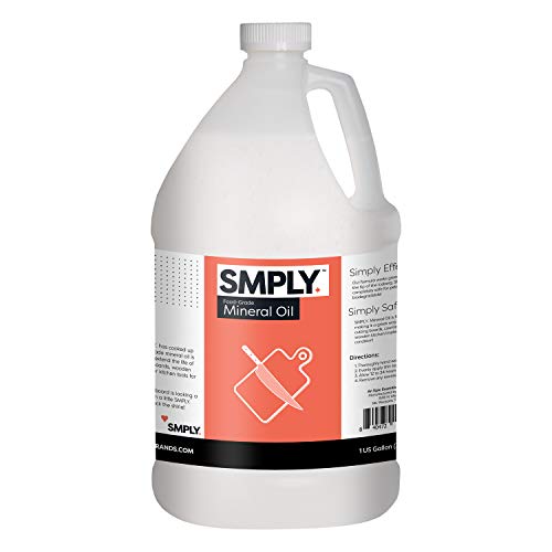 Aceite Mineral de Grado Alimenticio SMPLY para Tablas de Cortar, Encimeras y Utensilios de Cocina - 1 Galón - imagen 1