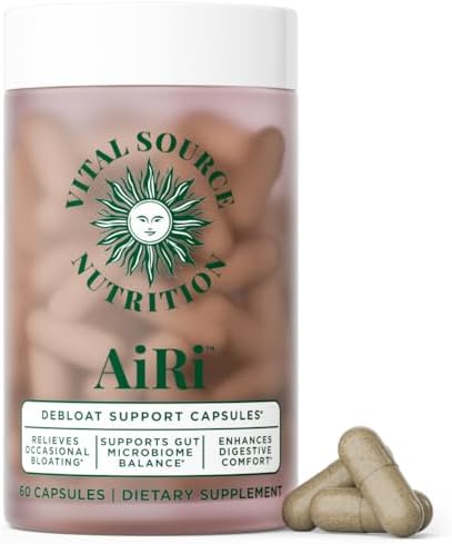Vital Source Nutrition - AiRi - Cápsulas para Alivio de Hinchazón - Mezcla Digestiva Natural con Enzimas y Extractos Herbales - Apoya el Equilibrio - imagen 6