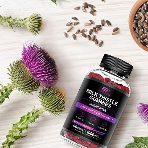 Gomitas de Cardo Mariano Effective Nutra | Extracto de Cardo Mariano 1000mg Sin Azúcar para Desintoxicación Hepática y Antioxidantes | Veganas, Sin - imagen 6