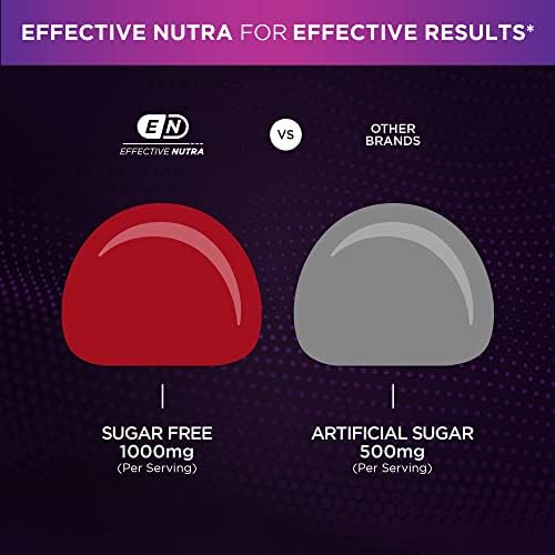 Gomitas de Cardo Mariano Effective Nutra | Extracto de Cardo Mariano 1000mg Sin Azúcar para Desintoxicación Hepática y Antioxidantes | Veganas, Sin - imagen 7