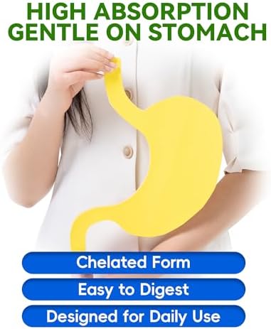 Glicinato de Magnesio 400mg por Cápsula – 240 Cápsulas – Suplemento de Magnesio de Alta Absorción para Relajación, Calma y Soporte Muscular – Suave - imagen 4