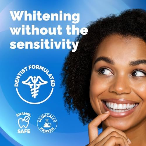 Tiras Blanqueadoras para Dientes Sensibles y Encías — Sin Peróxido y Seguras para el Esmalte con Aceite de Coco — Tratamiento de 7 Días con - imagen 2