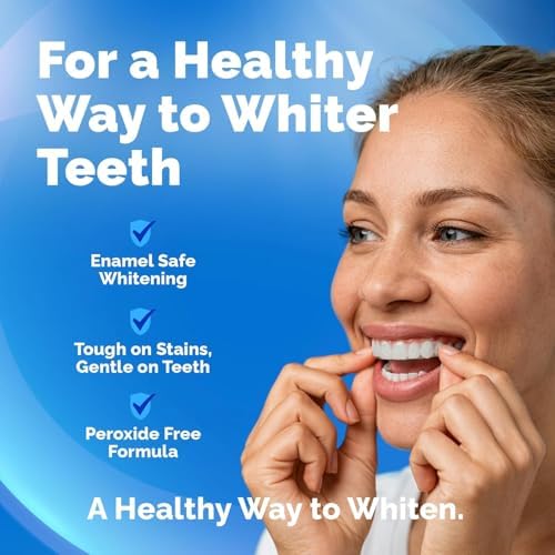 Tiras Blanqueadoras para Dientes Sensibles y Encías — Sin Peróxido y Seguras para el Esmalte con Aceite de Coco — Tratamiento de 7 Días con - imagen 3