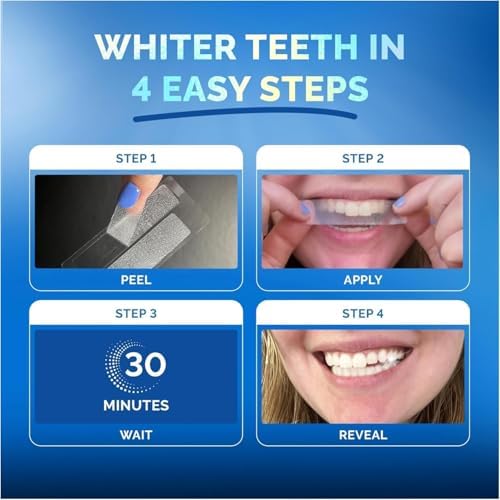 Tiras Blanqueadoras para Dientes Sensibles y Encías — Sin Peróxido y Seguras para el Esmalte con Aceite de Coco — Tratamiento de 7 Días con - imagen 6