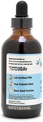 Ultra Silver® Plata Coloidal | 500 PPM, 4 Oz (118 mL) | Suplemento Mineral Líquido | Verdadera Plata Coloidal - con Gotero - imagen 2