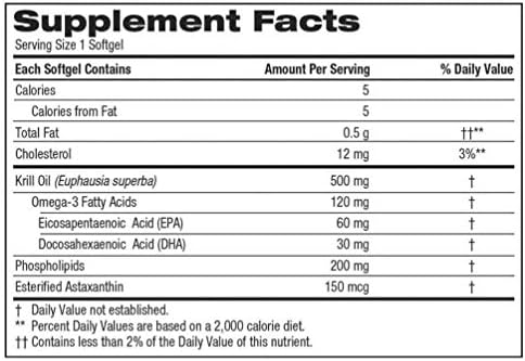 Kirkland Signature Aceite de Kril 500 mg, 160 Cápsulas Blandas - imagen 2