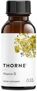 THORNE - Suplemento de Vitamina D Líquida - Apoya Huesos, Músculos, Salud Cardiovascular e Inmunológica - 1 Fl Oz (30 ml) - 600 Porciones - imagen 1