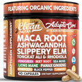 Cápsulas Orgánicas de Maca Clean Nutra para Mujeres + Ashwagandha, Olmo Resbaloso, Tongkat Ali, Rhodiola, Fenogreco, Remolacha, Musgo Marino, Ginseng - imagen 1