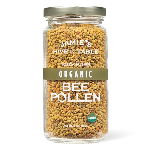 Polen de Abeja Orgánico Jamie’s Hive to Table, 6 oz - 100% Puro, Crudo y Natural, Superalimento Premium para Energía, Inmunidad, Salud de la Piel, - imagen 4