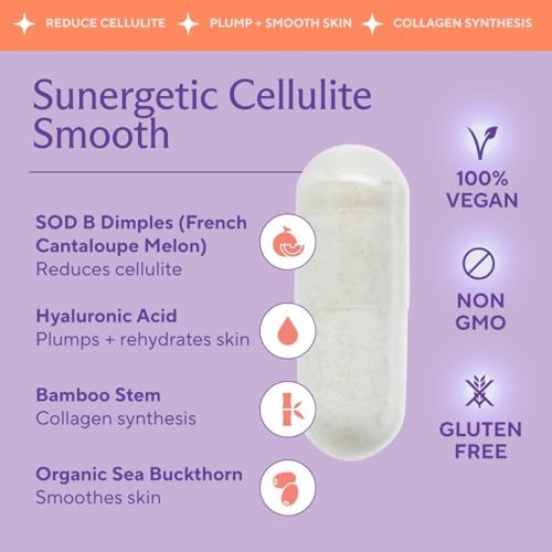 Suplemento Premium para la Celulitis – Cápsulas Anticelulitis para Mujeres – Ayuda a Alisar la Piel, Reduce la Celulitis y Promueve la Producción de - imagen 4