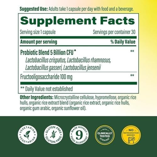 MegaFood Probioticos + Prebioticos para Mujeres - 30 Cápsulas Vegetarianas Sin Gluten, Apoya la Salud Digestiva y el pH Vaginal - imagen 2