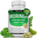 Cápsulas de Moringa Toplux 1200mg – Extracto de Hoja de Moringa en Polvo, Superalimento Verde Rico en Antioxidantes, 90 Cápsulas Veganas y No - imagen 1