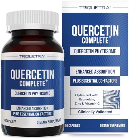 Quercetin Complete® Quercetina Fitósoma con 50X Mayor Absorción, Efectiva y Patente Quercefit – Mejorada con Bromelina, Zinc y Vitamina C (60 - imagen 1