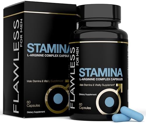 FLAWLESS FOR MEN Stamina | Pastillas para Erecciones Firmes | Suplemento Rápido de L-Arginina, L-Citrulina y Óxido Nítrico | Vitalidad Masculina y - imagen 1