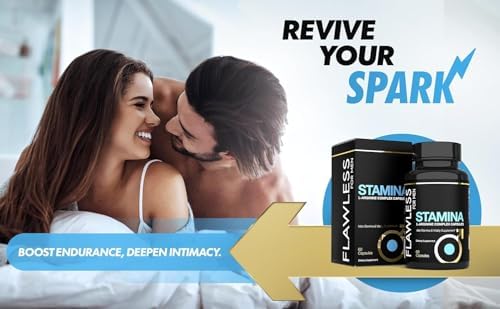 FLAWLESS FOR MEN Stamina | Pastillas para Erecciones Firmes | Suplemento Rápido de L-Arginina, L-Citrulina y Óxido Nítrico | Vitalidad Masculina y - imagen 2