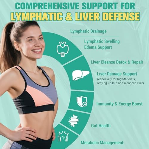 Totaria ''Lymph-Liver'' Cleanse Detox, Suplemento Liposomal de Cardo Mariano, Equinácea y Alcachofa para Drenaje Linfático y Reparación Hepática, 2 - imagen 3