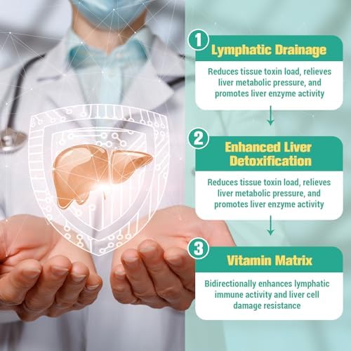 Totaria ''Lymph-Liver'' Cleanse Detox, Suplemento Liposomal de Cardo Mariano, Equinácea y Alcachofa para Drenaje Linfático y Reparación Hepática, 2 - imagen 4