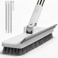 Cepillo de Piso Purexa con Mango de 55, 2 en 1 con Limpiador Integrado, Cabeza Ajustable y Cerdas Duras para Limpiar Pisos de Cerámica, Madera, - imagen 1