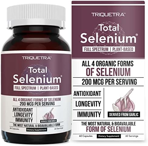 Selenio Total - 200 mcg, a Base de Plantas - Espectro Completo, 4 Formas Orgánicas Esenciales de Selenio, Incluye Selenometionina - Derivado de Ajo - - imagen 1