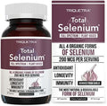 Selenio Total - 200 mcg, a Base de Plantas - Espectro Completo, 4 Formas Orgánicas Esenciales de Selenio, Incluye Selenometionina - Derivado de Ajo - - imagen 1
