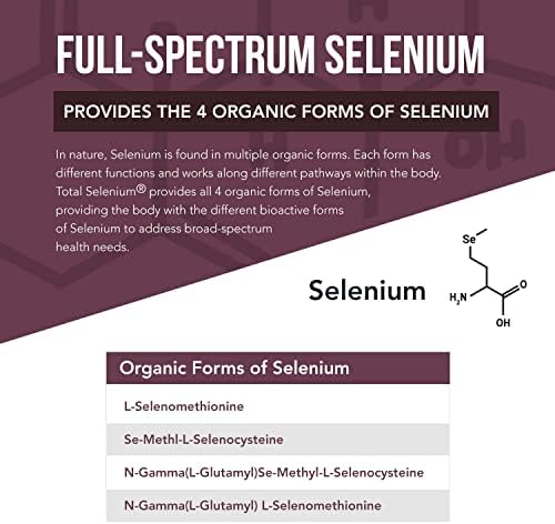 Selenio Total - 200 mcg, a Base de Plantas - Espectro Completo, 4 Formas Orgánicas Esenciales de Selenio, Incluye Selenometionina - Derivado de Ajo - - imagen 4