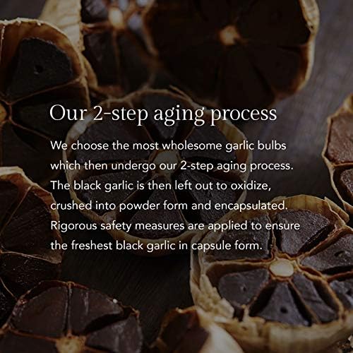 Cápsulas de Ajo Negro Aged de Think Remedy - Suplemento de Allium Sativum - 60 Cápsulas - Menos Olor y Más Efectivas que Alicina - imagen 3