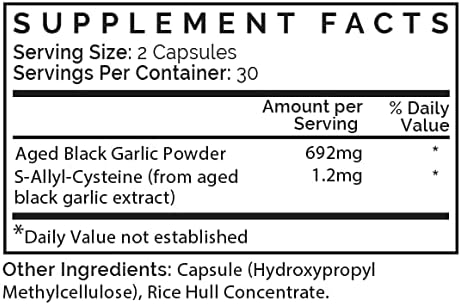 Cápsulas de Ajo Negro Aged de Think Remedy - Suplemento de Allium Sativum - 60 Cápsulas - Menos Olor y Más Efectivas que Alicina - imagen 5