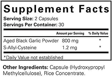 Cápsulas de Ajo Negro Aged de Think Remedy - Suplemento de Allium Sativum - 60 Cápsulas - Menos Olor y Más Efectivas que Alicina - imagen 7