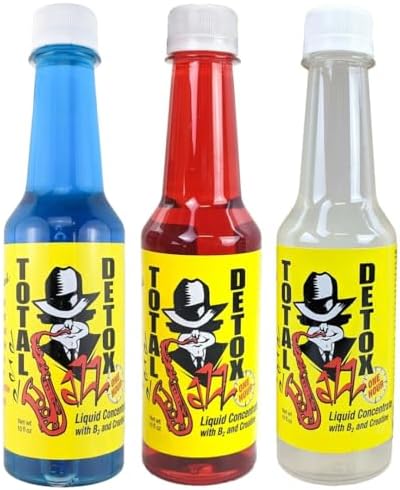 Concentrado Líquido Jazz Total Detox de 10oz con B2 y Creatina - Paquete de Variedad (3) - imagen 1
