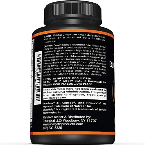 Suplemento Premium para el Control de Azúcar en Sangre – Apoya Niveles Saludables de Azúcar – Con Extracto de Melón Amargo, Vanadio, Cromo, Canela y - imagen 3