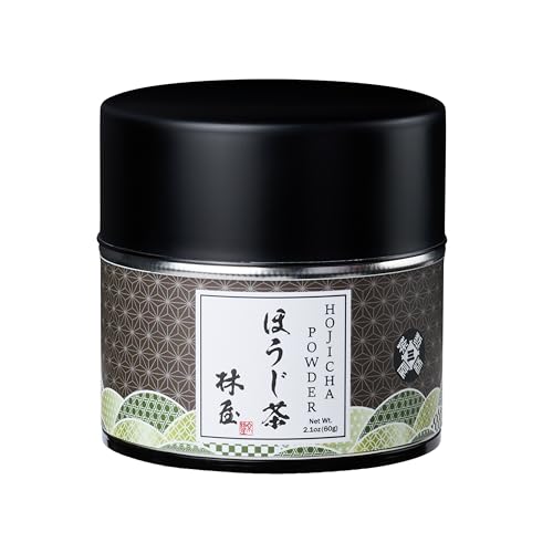 Hojicha en Polvo KYOHAYASHIYA, Té Verde Tostado Japonés de Kyoto Uji, Latte de Bajo Cafeína (60g / 2.1oz) - imagen 1