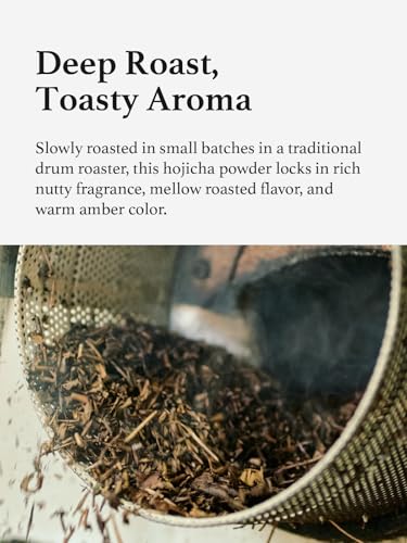 Hojicha en Polvo KYOHAYASHIYA, Té Verde Tostado Japonés de Kyoto Uji, Latte de Bajo Cafeína (60g / 2.1oz) - imagen 5