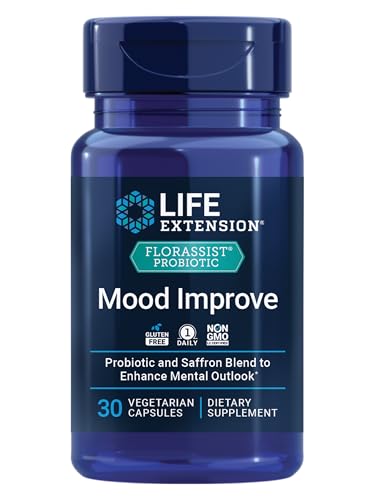 Life Extension FLORASSIST® Probiotic Mood Improve, mezcla de probióticos y azafrán para mejorar el estado de ánimo, sin OGM, sin gluten, 30 cápsulas - imagen 6