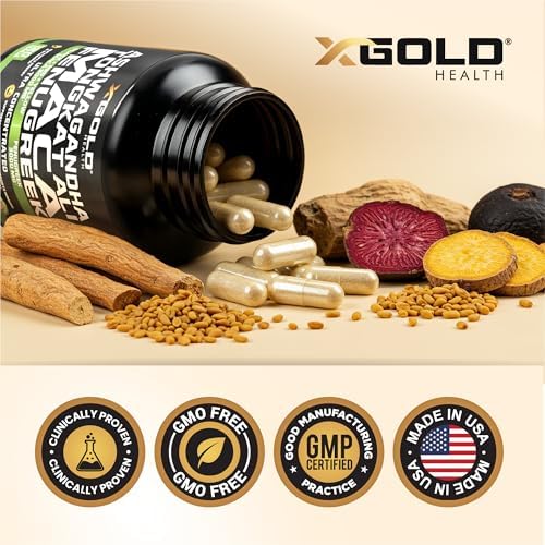 Suplemento Extracto de Ashwagandha 30:1 + Tongkat Ali 100:1 + Raíz de Maca 20:1 + Fenogreco 10:1 | Complejo Herbal Potente para Hombres y Mujeres | - imagen 6