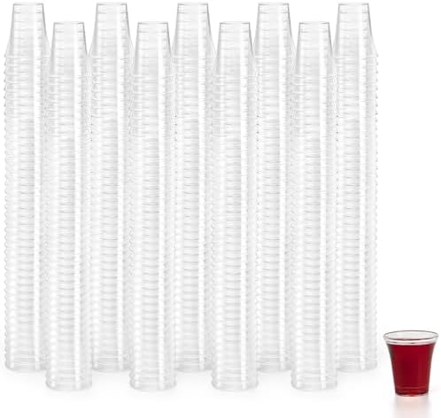 Bekith Paquete de 1000 Copas de Comunión, Vasos Desechables de Plástico para Bandejas de Comunión, 0.5 Onzas, Transparentes - imagen 1