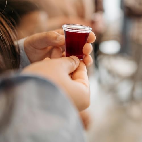 Bekith Paquete de 1000 Copas de Comunión, Vasos Desechables de Plástico para Bandejas de Comunión, 0.5 Onzas, Transparentes - imagen 5