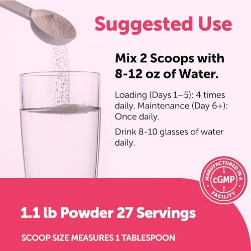 Micro Ingredients Creatina + Electrolitos + Colágeno Multi para Mujeres | 5,000mg de Creatina Monohidratada Micronizada | Mezcla Bebible de - imagen 3