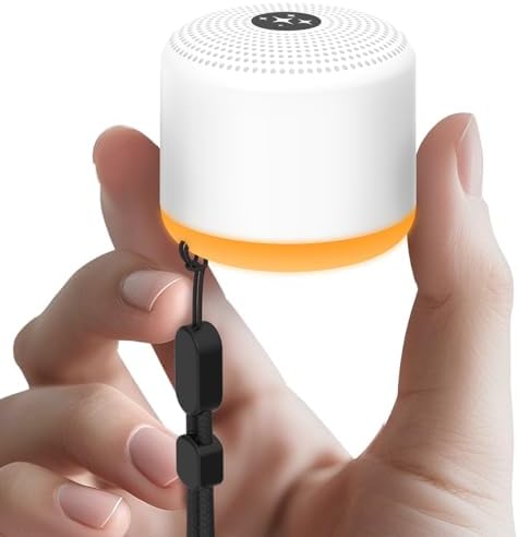 Máquina de Sonido Blanco Portátil con 30 Sonidos Relajantes, 12 Opciones de Color, 5 Brillos Ajustables, 32 Niveles de Volumen y 4 Temporizadores - imagen 1