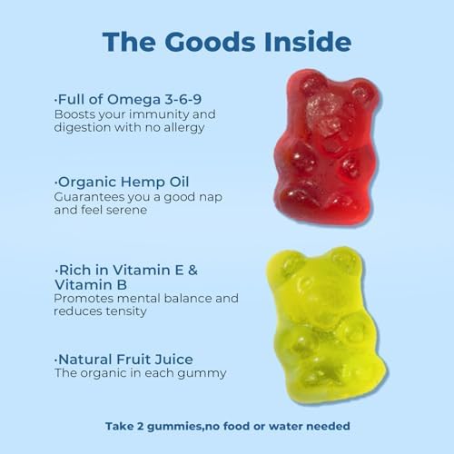 Gomitas de Cáñamo Avanzadas de Alta Potencia - Extracto Natural de Aceite de Cáñamo, Ideal para la Paz y Relajación, Sabor Frutal, Hecho en EE. UU. - imagen 3