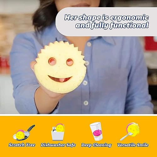 Paquete Variado de 8 Esponjas y Fregadores Scrub Daddy y Scrub Mommy de Doble Cara - imagen 5