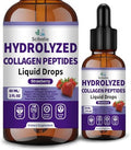 Gotas Líquidas de Colágeno Multi Tipo I II III V X con Ácido Hialurónico, Vitamina C y Biotina para Salud de Articulaciones, Piel, Cabello y Uñas, - imagen 1