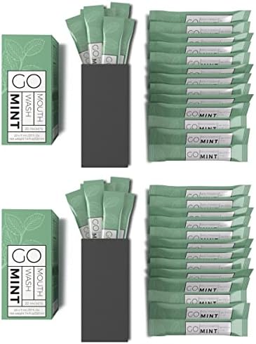 Paquete de Enjuague Bucal GO en Tamaño de Viaje – Mini Paquetes Individuales para Aliento Fresco - Cumple con Normas TSA - Diseño Inteligente para - imagen 1