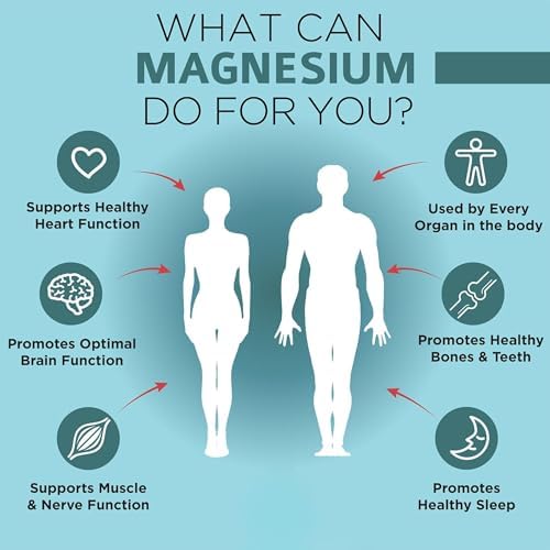 Suplemento de Magnesio Glicinato OmniBiotics – 100% Puro Chelato Bisglicinato Albion TRAACS para Sueño, Músculos, Nervios y Salud Cardiaca – 120 - imagen 3