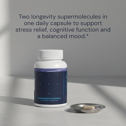 Suplemento Blueprint Bryan Johnson de Ashwagandha y Rhodiola – 120mg de Ashwagandha + Raíz de Rhodiola – Cápsulas Veganas para Estrés, Ánimo, Energía - imagen 6
