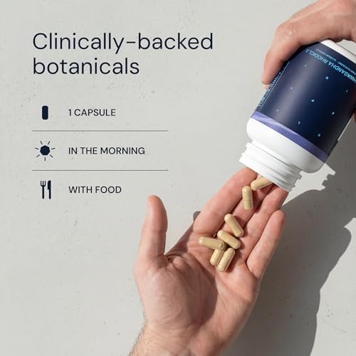 Suplemento Blueprint Bryan Johnson de Ashwagandha y Rhodiola – 120mg de Ashwagandha + Raíz de Rhodiola – Cápsulas Veganas para Estrés, Ánimo, Energía - imagen 7
