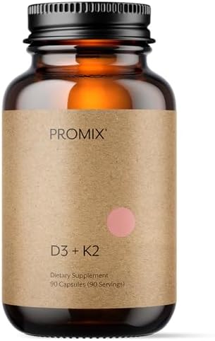 Suplemento ProMix Nutrition Vitamina D3 K2 5000iu | MK4 y MK7 | Libre de Soja y Gluten - 90 Cápsulas - imagen 1